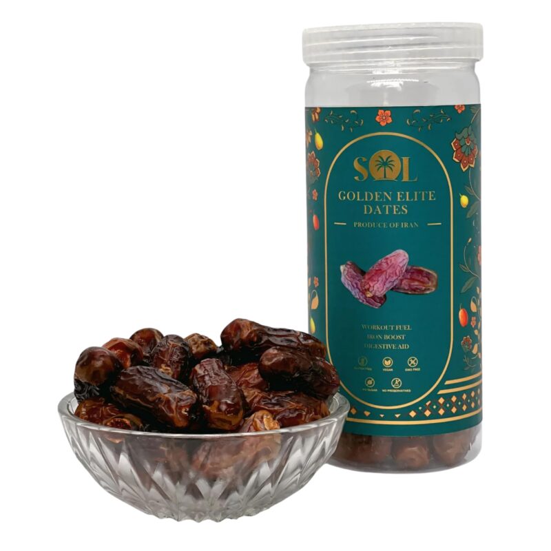 Golden Elite Piarom Dates - Premium Dates with Rich Flavor & Firm Texture, Naturally Sweet Dry Fruit for Daily Energy Snacking, Gifting & Healthy Lifestyle - Image 5