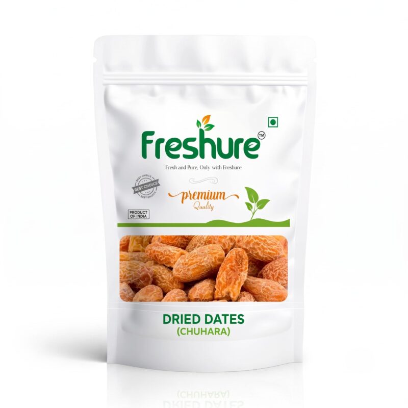 Freshure Yellow Dry Dates Chuhara Sukha Khajoor Pila Chuara Kharik (450 g)