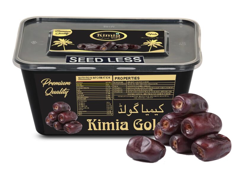 Ifah Kimia Gold Seedless Dates 500gm | Highly Nutritious | Best for Kids & Adults | So Soft Fresh & Juicy