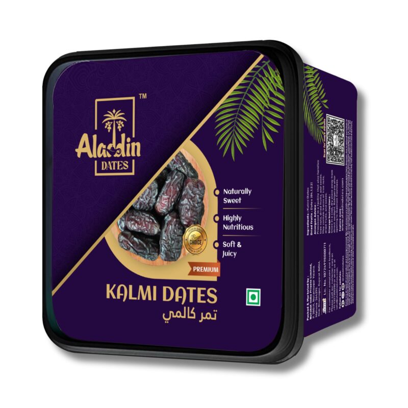Aladdin Dates Kalmi Dates/Khajoor 400 Grams| IML Continer Packed| Rich in Fibre| Naturally Sweet |Naturally Low-Fat Food|Natural Sweetness