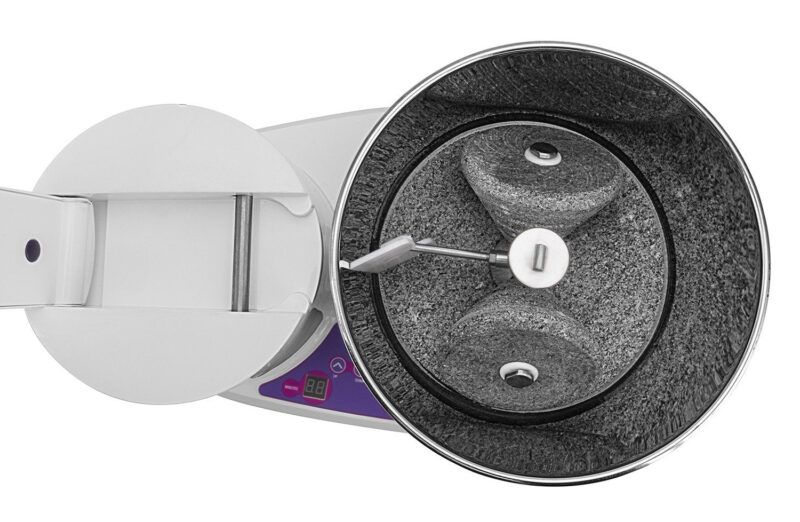 Ultra Perfect+ 2 Litre Table Top Wet Grinder - White | Digital Timer - Fast Grinding Conical Stones, 150W Motor & 10 Years Warranty | AISI 304 Food-Grade SS Multi Utility Dish Type Drum, CE Certified - Image 4