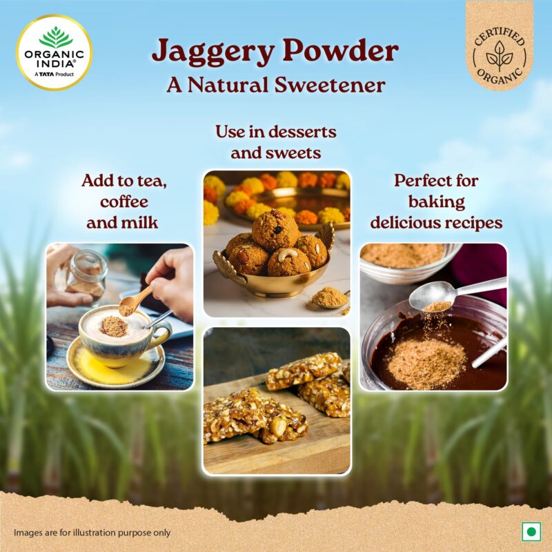 A TATA Product - Organic India Jaggery Powder, 500g - Image 7