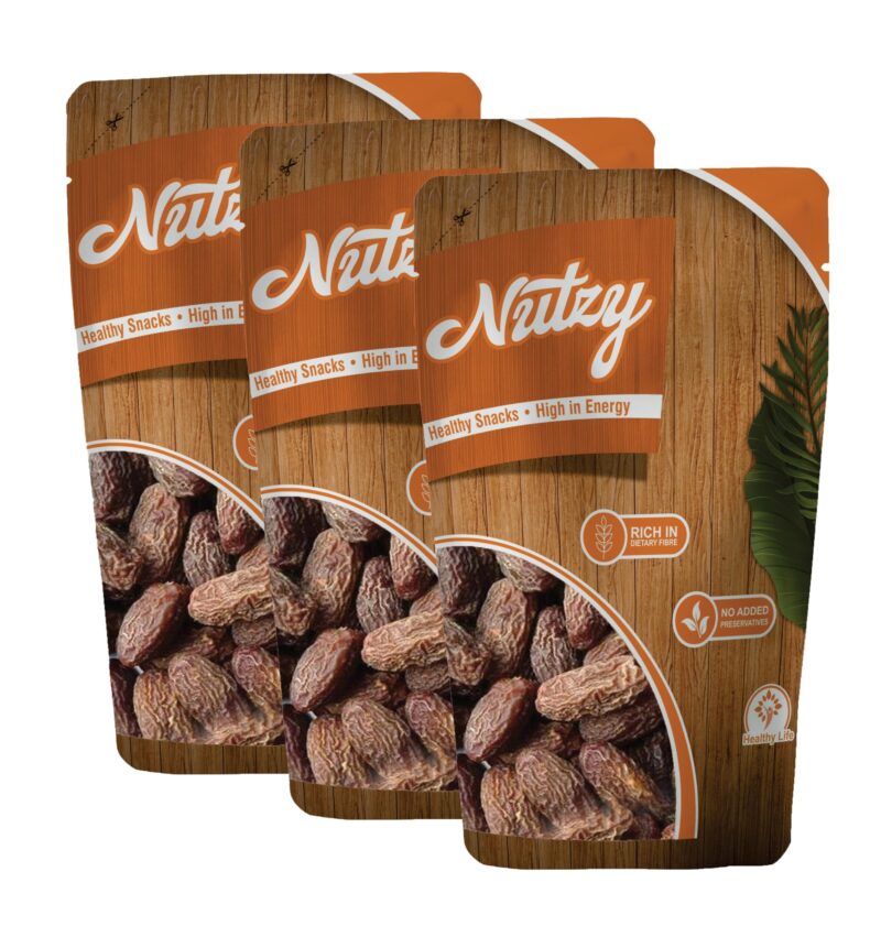 Nutzy Premium Dates (Dry red Dates/ Lal Chuara, 750g)