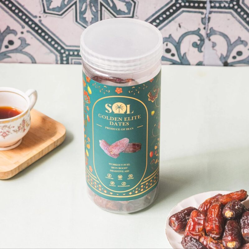 Golden Elite Piarom Dates - Premium Dates with Rich Flavor & Firm Texture, Naturally Sweet Dry Fruit for Daily Energy Snacking, Gifting & Healthy Lifestyle - Image 8