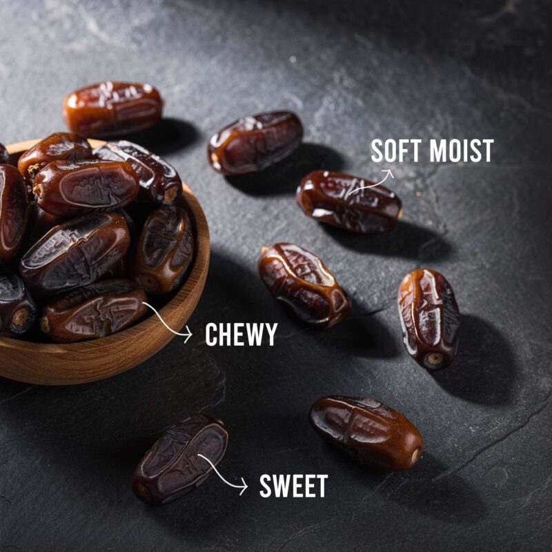 Wonderland Foods 200g Kalmi (Safawi) Dates Pouch | Dry Fruits Healthy & Nutritious Soft Khajoor | Khajur Rich In Iron, Fibre & Vitamins - Image 3