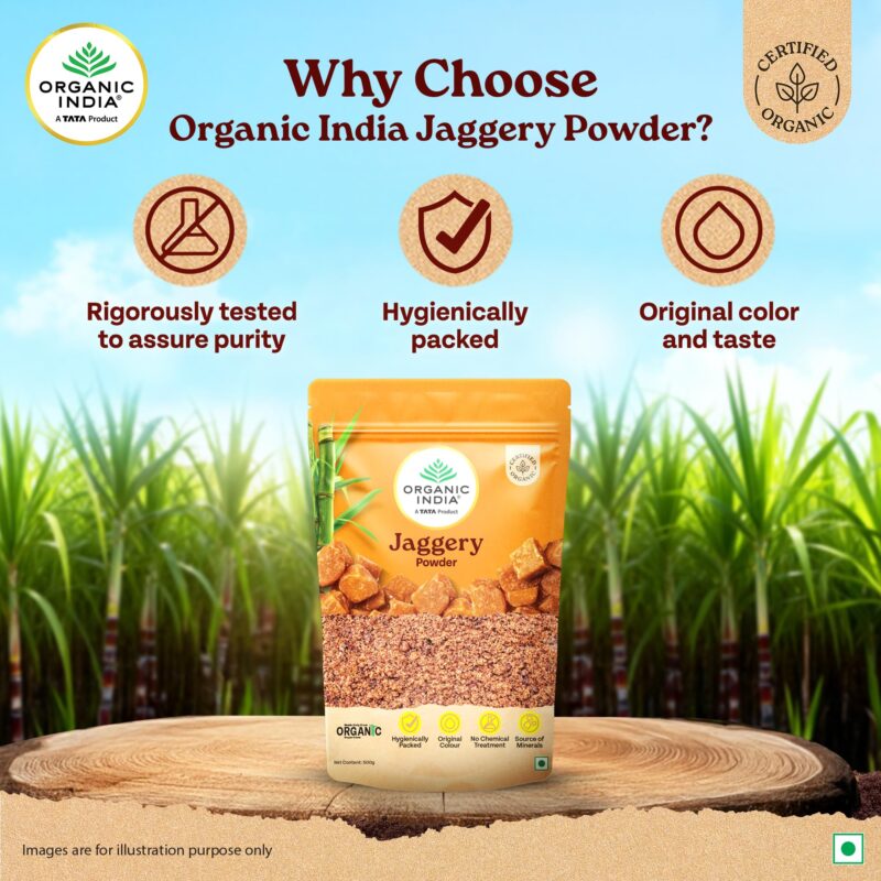 A TATA Product - Organic India Jaggery Powder, 500g - Image 5