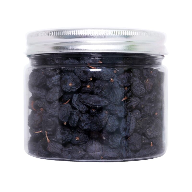 Tassyam Premium Hand Picked Black Raisins 600g (2x 300g) Jar | Healthy Natural Dry Fruits Luxury Pack of Kali Draksh Kishmish - Image 2