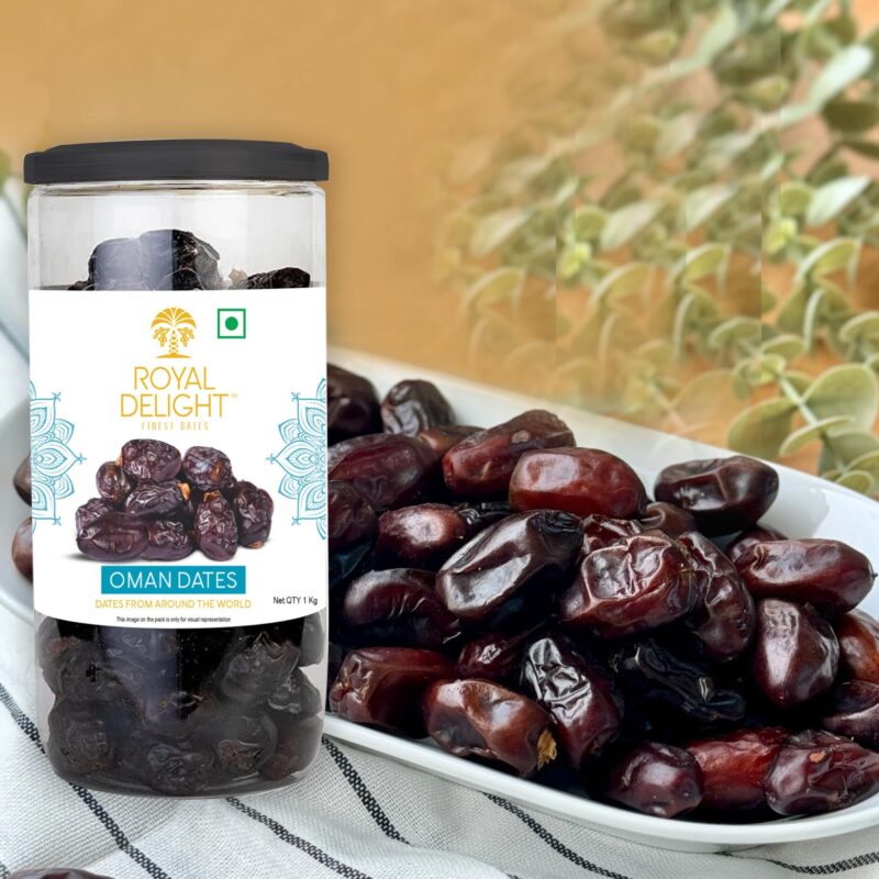 Royal Delight Premium Omani Dates (1kg) | Fresh Fard Khajoor | Sweet Dried Fruits | Energy Snack Pack | Rich in Fiber (Whole Fruit) - Image 7