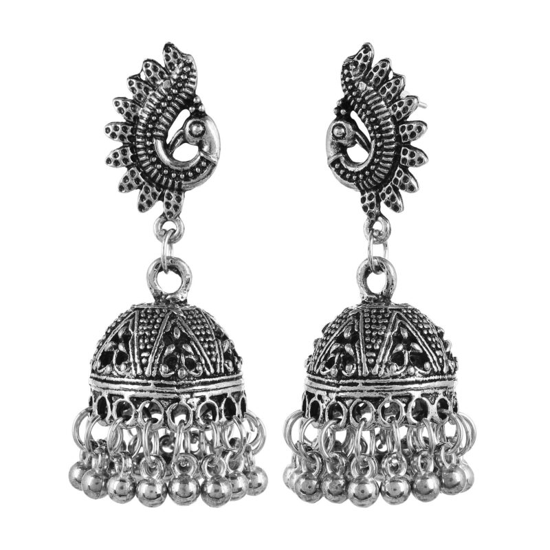 YouBella Earrings for Women Jewellery Earrings Afghani Jhumka earrings ear rings for Girls and Women - Image 3