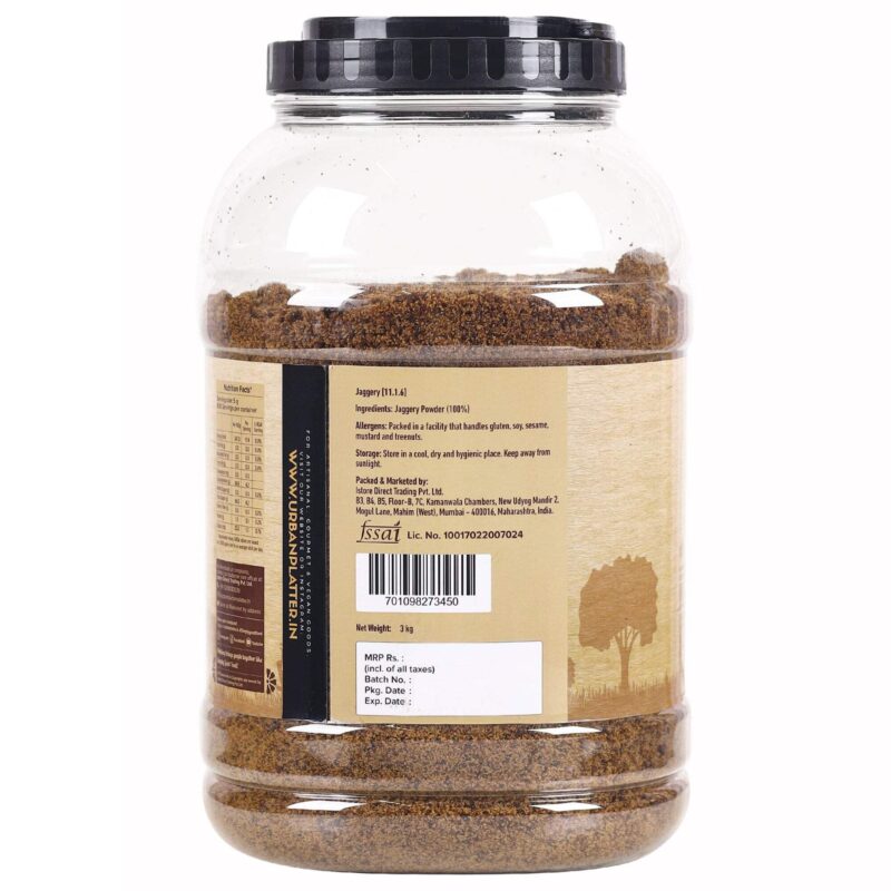 Urban Platter Jaggery Powder, 3kg [Pure, Natural & Chemical Free] - Image 3