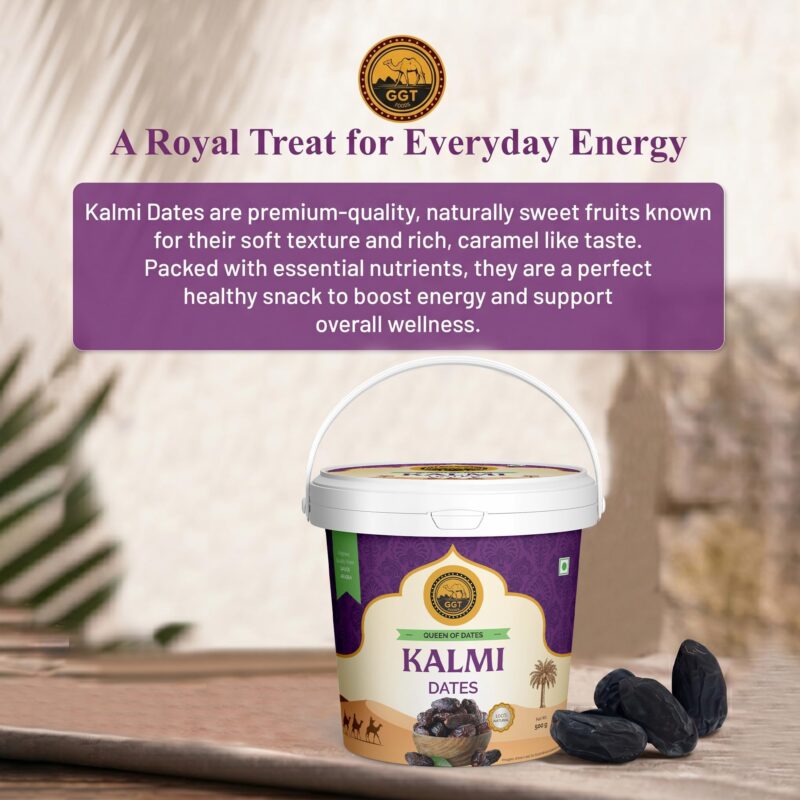 Jumbo Saudi Arabian Kalmi Dates 500g | Soft & Juicy Naturally Sweet Dates - Image 6