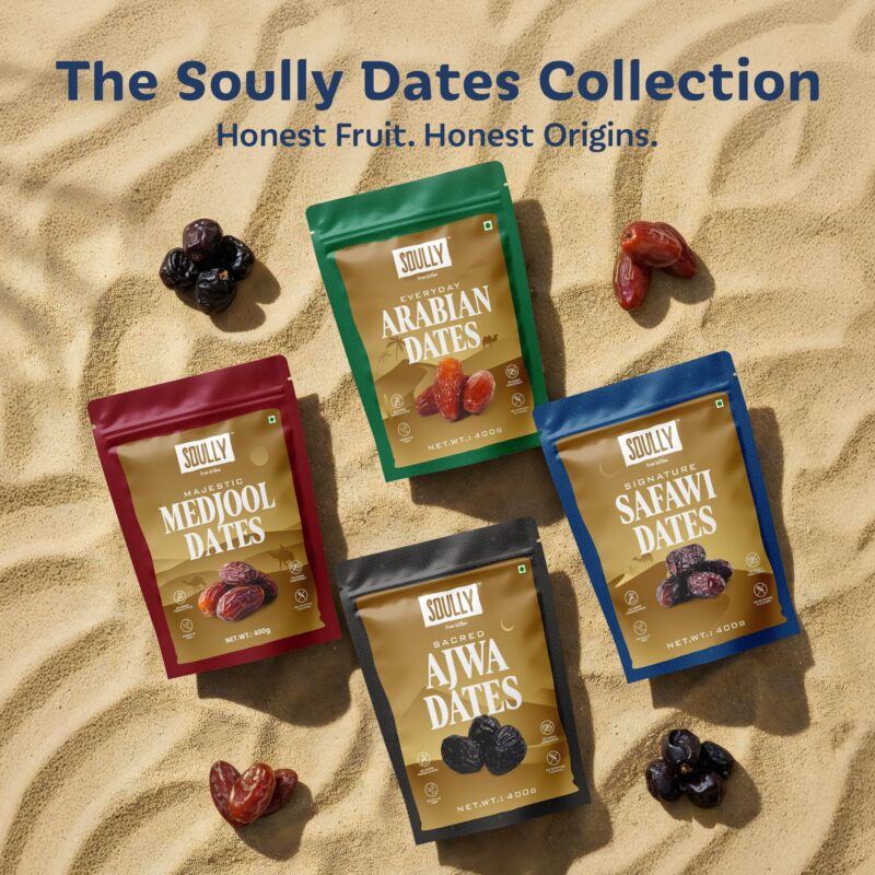 Soully Safawi Dates 400g | Premium Dates from Al-Medina | High in Fibre | Soft & Juicy Khajoor | No Added Sweeteners or Preservatives | Healthy Snacks khajur | Healthy Kalmi Dates for Snacking & Recipes - Image 9