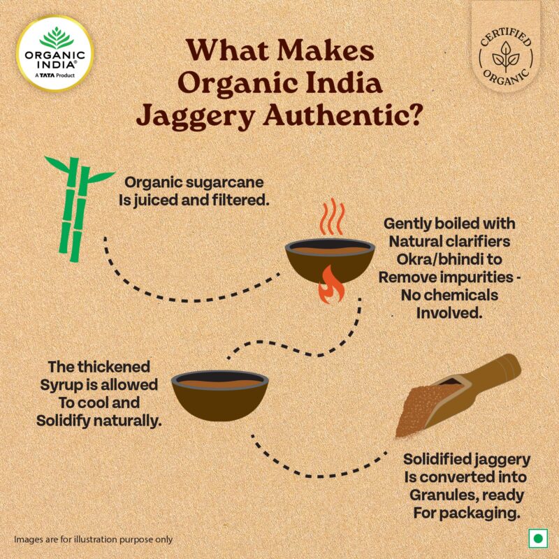 A TATA Product - Organic India Jaggery Powder, 500g - Image 6